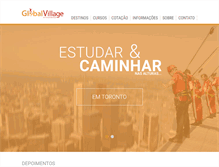 Tablet Screenshot of globalvillage.com.br
